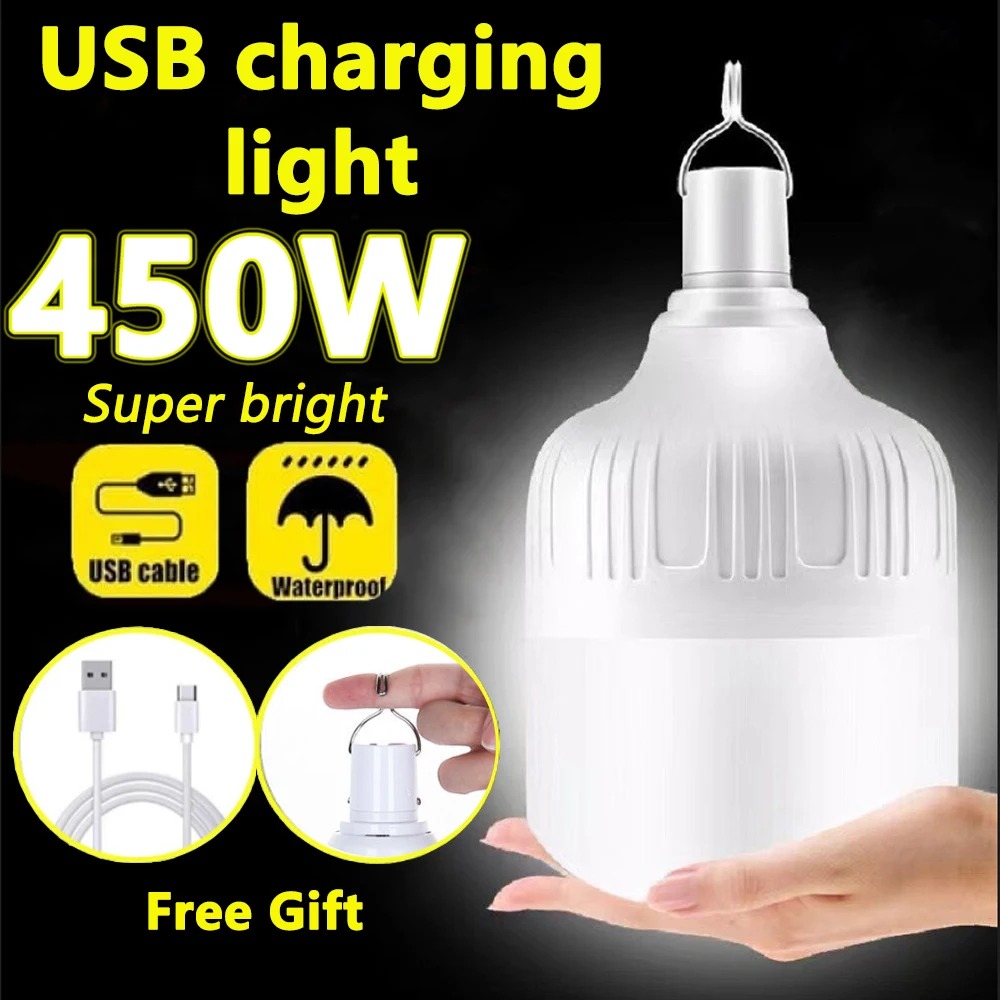 Power Outage Light - ไฟฉุกเฉิน LED แบบชาร์จ USB ได้ ไฟอเนกประสงค์สำหรับบ้านและกลางแจ้ง