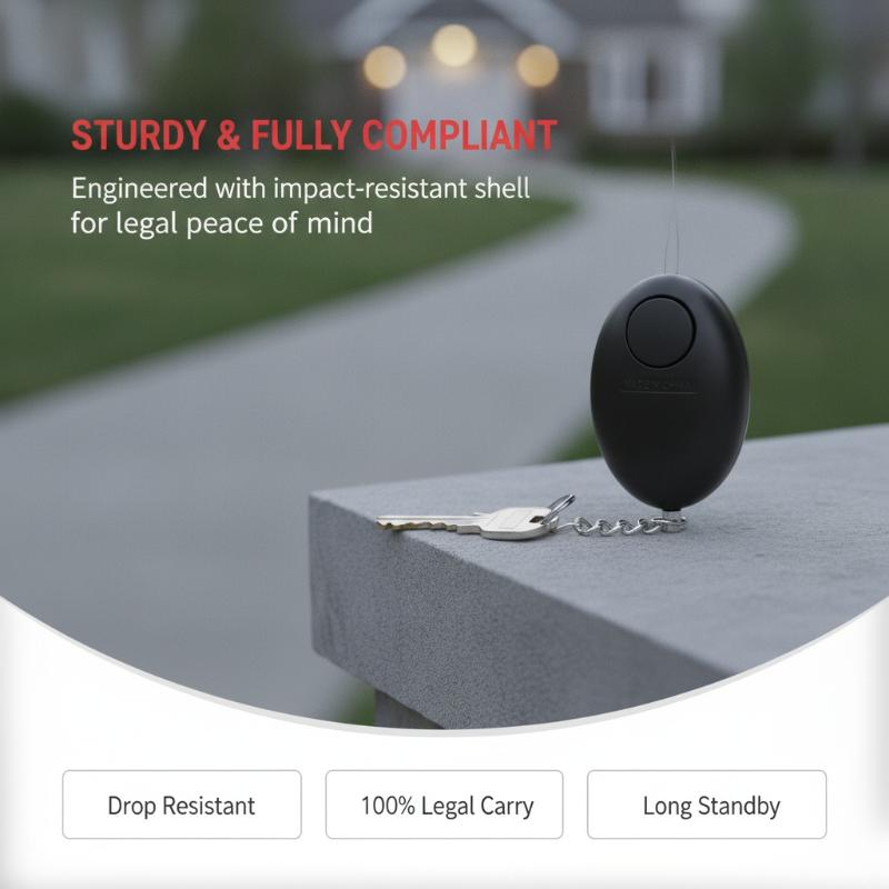 1 ชิ้น พวงกุญแจสัญญาณเตือนภัยส - Personal Alarm Keychain บทวิจารณ์และราคา