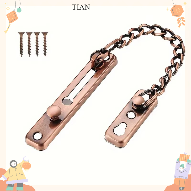 กุญแจสแตนเลสสตีล ทนทานต่อการเช - Security Chain Door บทวิจารณ์และราคา