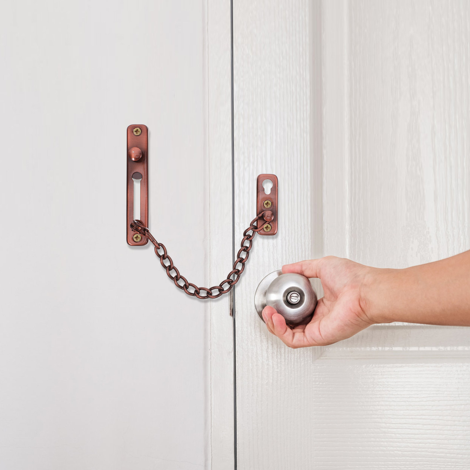 2 ชิ้น โซ่ล็อคประตูป้องกันการโ - Security Chain Door บทวิจารณ์และราคา