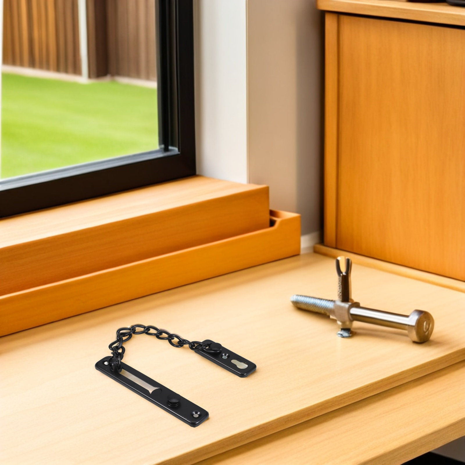 2 ชิ้น โซ่ล็อคประตูป้องกันการโ - Security Chain Door บทวิจารณ์และราคา