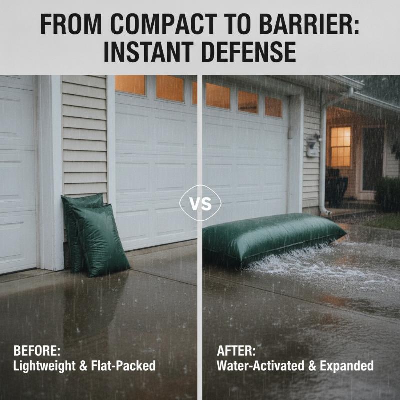 ถุงทรายดูดซับน้ำแบบใช้ซ้ำได้ ท - Flood Barrier Bag บทวิจารณ์และราคา